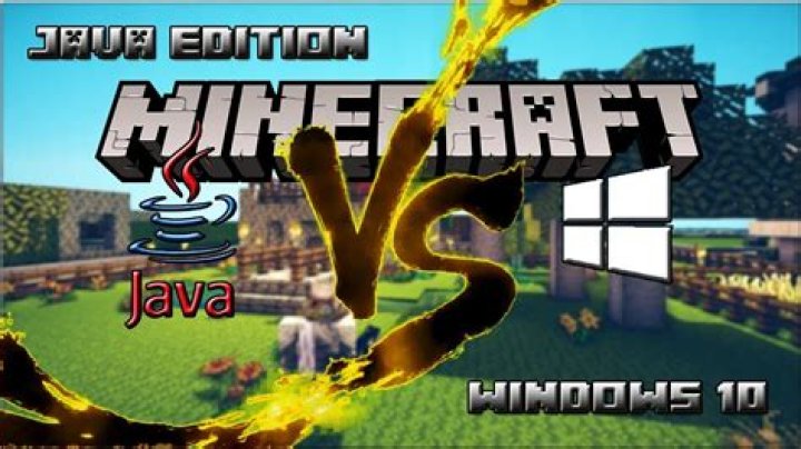 What is minecraft java edition vs windows 10
