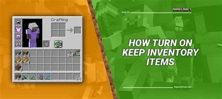 What is the keep inventory command in minecraft
