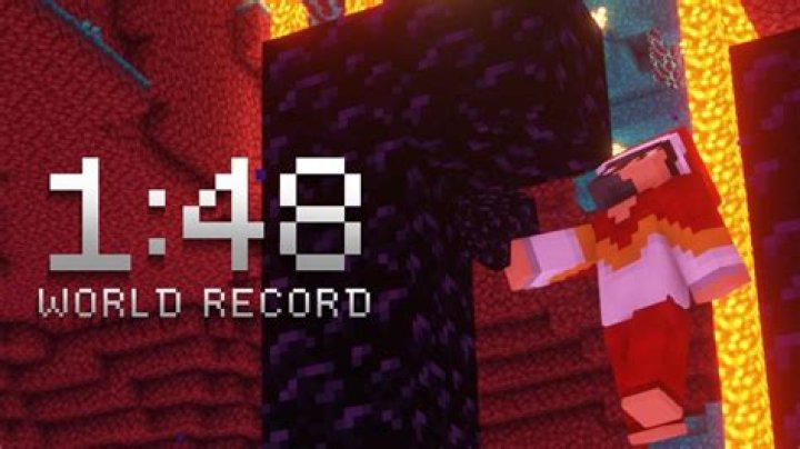 What is the world record for minecraft speedrun