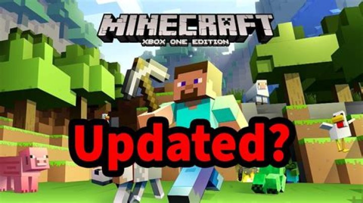 When is the next minecraft xbox one update