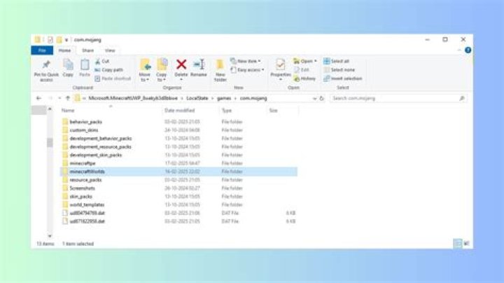 Where are the files for minecraft windows 10