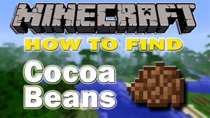 Where can i find cocoa beans in minecraft