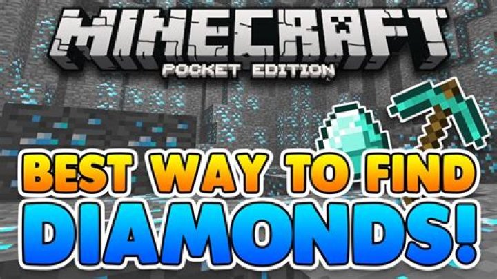 Where do you find diamonds in minecraft pe